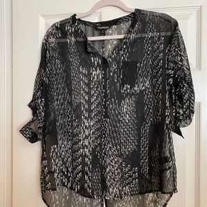 Express 3/4 sleeve blouse